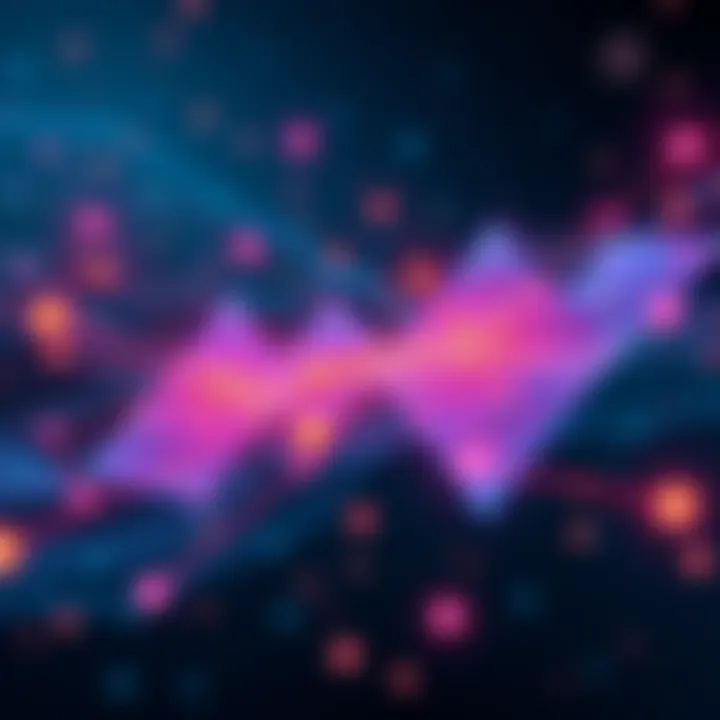 An illustration of the Cosmos network highlighting its key features like speed and interoperability in decentralized finance.