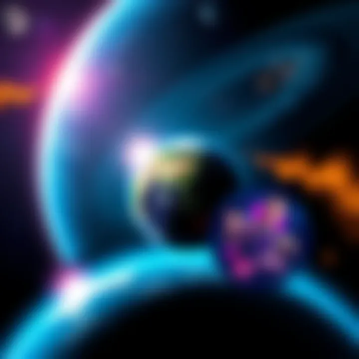 A collage of scenes from Cosmos sequels showing space visuals and Earth, highlighting streaming availability challenges.