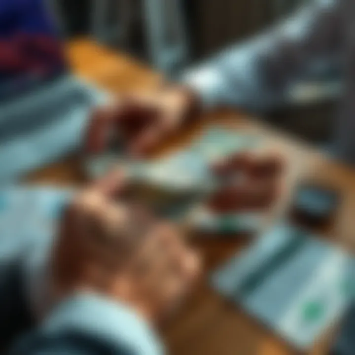 A person counting cash on a table with a laptop and notes nearby, symbolizing ways to increase earnings.