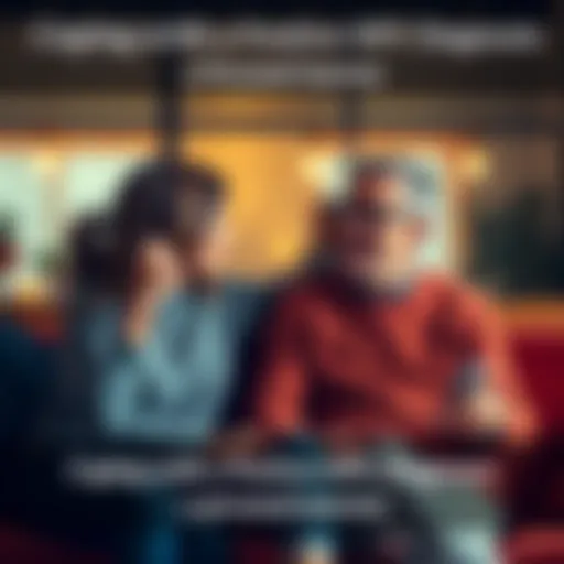 A couple sitting together, having an open conversation about health and HPV. They appear supportive and engaged in the discussion.