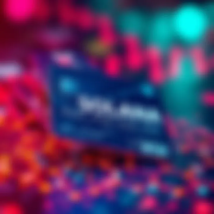 A digital credit card graphic representing the Solana blockchain, highlighting new financial technology trends.