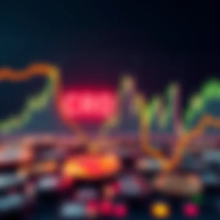 A graph showing CRO's declining performance compared to other cryptocurrencies, with some coins rising sharply, highlighting the criticism surrounding CRO.