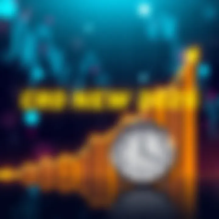 A graph showing an upward trend with the text 'CRO Supercycle 2026' and a clock indicating March.