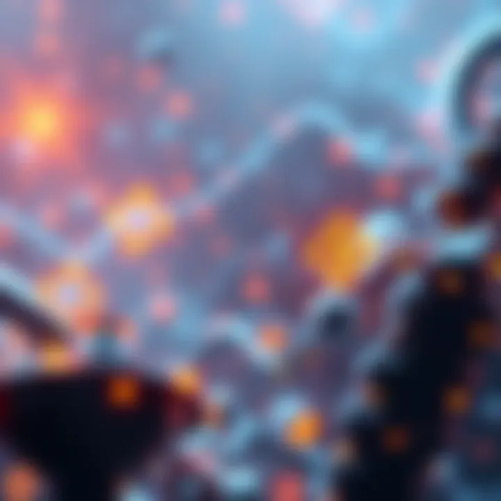 Cross-Chain Aggregators in Crypto A visual representation of cross-chain aggregators showing multiple blockchain networks connecting and facilitating transactions for better liquidity and fees.