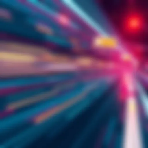 Illustration of fast cross-chain transfers between blockchain networks with Solana and Wanchain depicted, showcasing speed and connectivity.