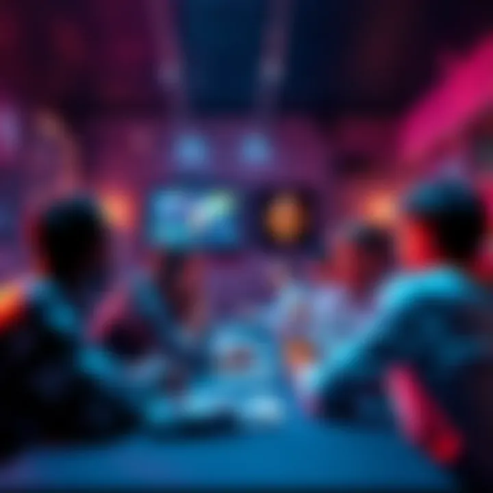 People engaging in a daily discussion about DeFi and crypto topics related to Ethereum in a lively online setting