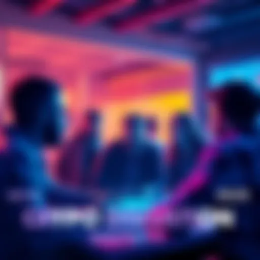 A group of people discussing cryptocurrency strategies with focus on safety and security measures, highlighting tips and sharing knowledge.