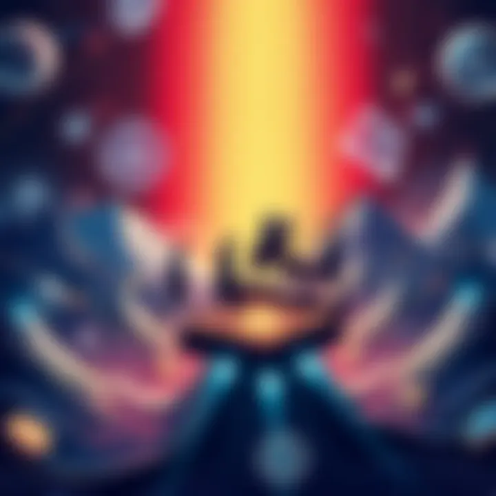 Graphical representation of cryptocurrency evolution emphasizing revolutionary projects over cult coins