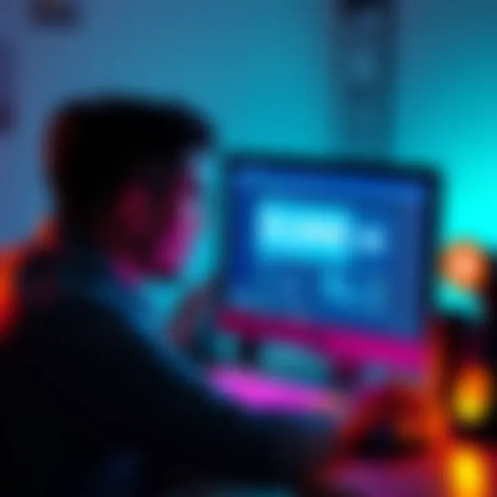 User looks at lost cryptocurrency on a computer A person frustrated while viewing a computer screen showing a lost cryptocurrency transaction due to font confusion