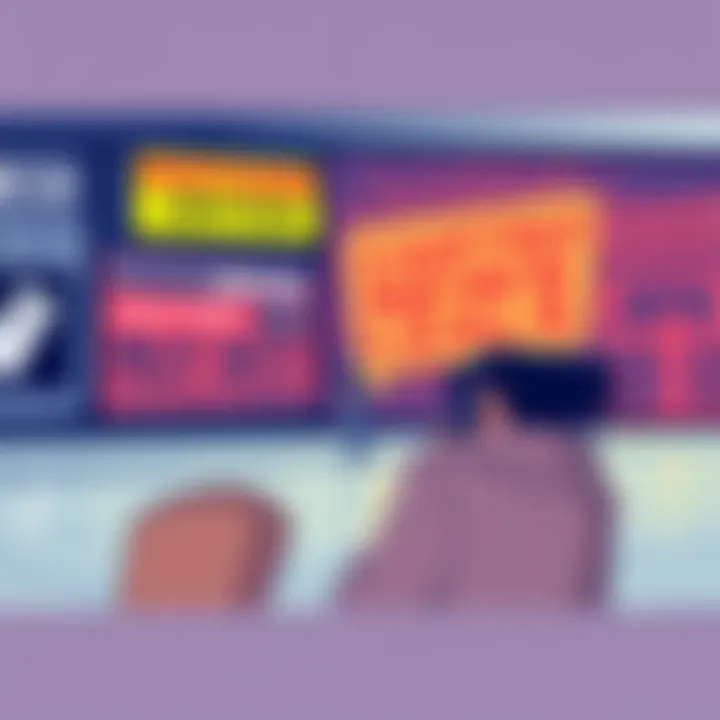 A cautionary illustration depicting a person checking their phone with suspicious crypto news headlines in the background, symbolizing the need for vigilance against scams