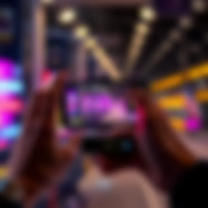 A person holds a smartphone aimed at a screen displaying cryptocurrency addresses, ensuring security against fraud.