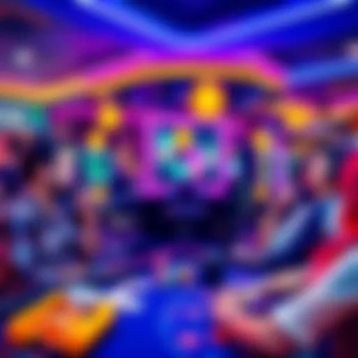 Players engaging in online gambling at a crypto casino, enjoying bonuses and fast withdrawals