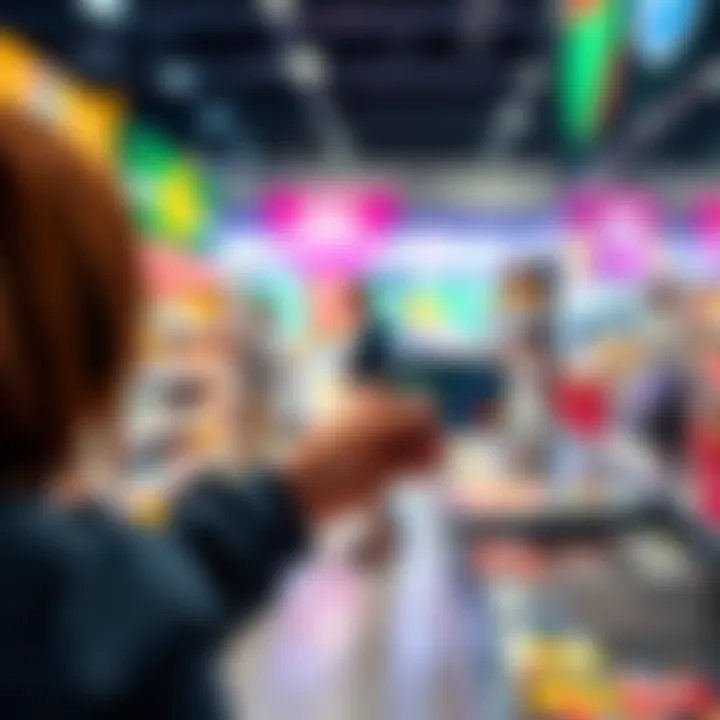 A person using a crypto credit card at a retail store checkout, showcasing direct crypto spending with ease.