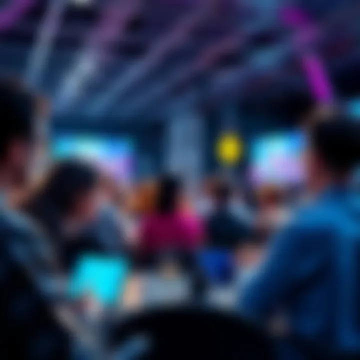 People engaging in conversation about cryptocurrency in a forum setting