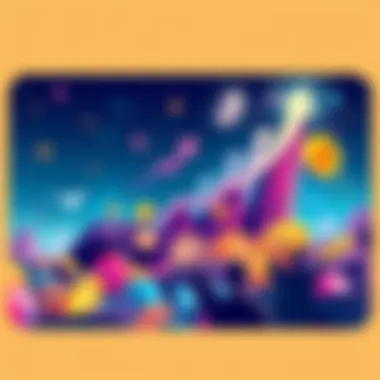 A vibrant graphic showing various cryptocurrency coins rising in value with upward arrows and excited investors watching the trend, symbolizing growth in 2025.