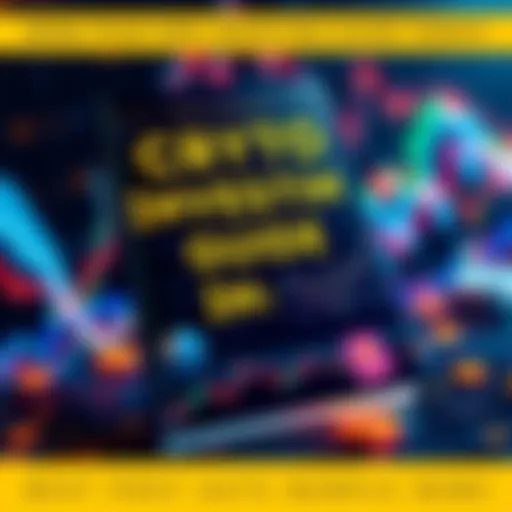 Cover of a crypto investing guide featuring a graphic of cryptocurrencies and market trends.