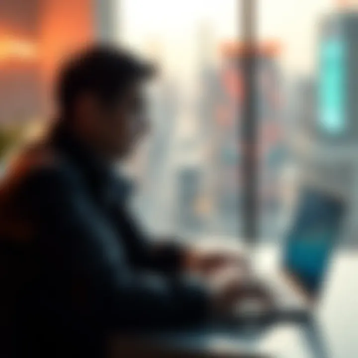 Crypto Investment Journey Person analyzing crypto market trends on a laptop, revealing insights and challenges faced in 2026