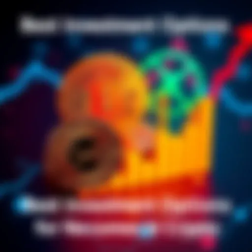 A visual representation of Bitcoin, HBAR, and XRP tokens with a graph showing growth potential, symbolizing investment opportunities in cryptocurrency.
