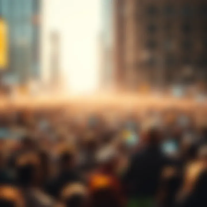 Graphic showing 67 million people involved in cryptocurrency, with icons representing jobs and economic activity in the background.