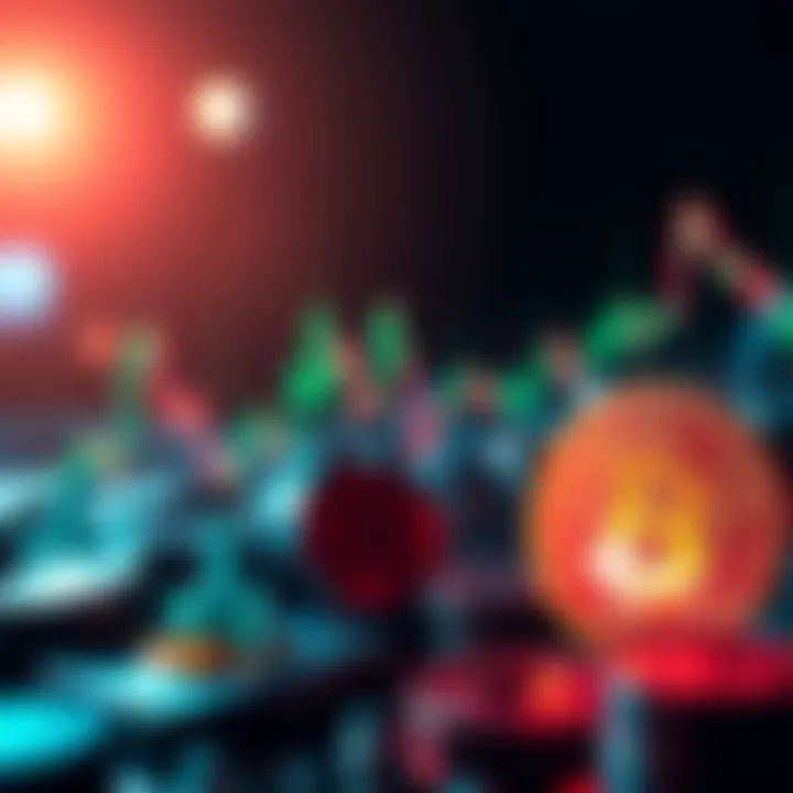 A visual representation of fluctuating cryptocurrency values and investment strategies