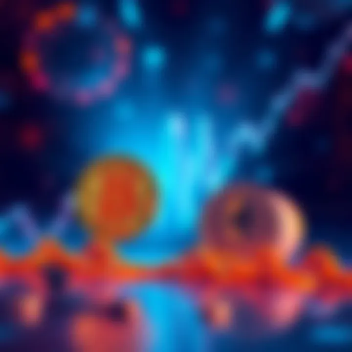 A graph showing a 50% dip in the crypto market with Bitcoin and Ethereum logos, symbolizing the impact of the infrastructure shift.