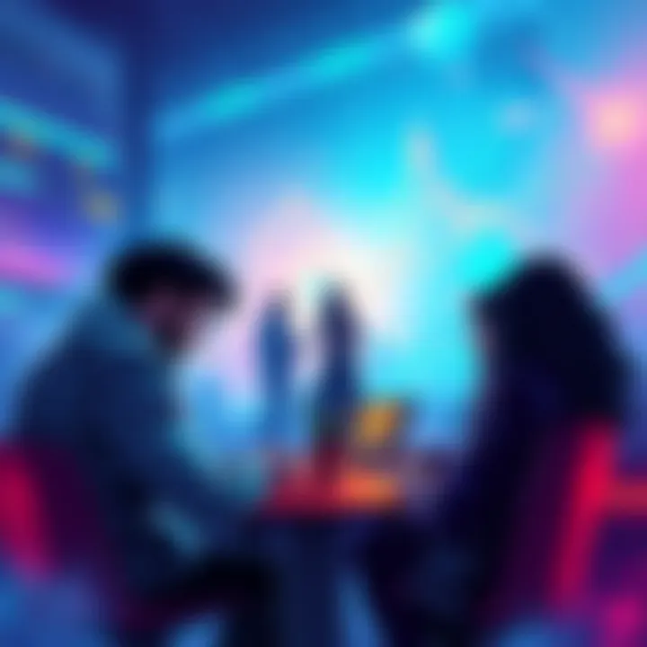 People discussing strategies for buying and holding crypto investments during market fluctuations