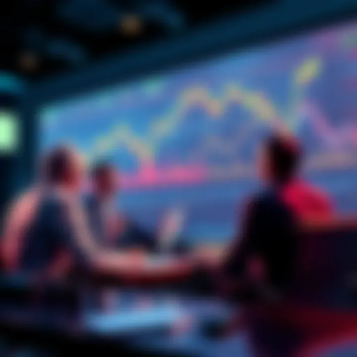 Experts discussing the potential for a rebound in the cryptocurrency market, with charts and graphs showing declines and hopes for recovery.