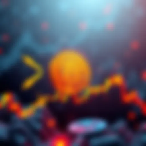 A chart showing Bitcoin price surge to $69,850 with arrows indicating market shifts and liquidation impact.