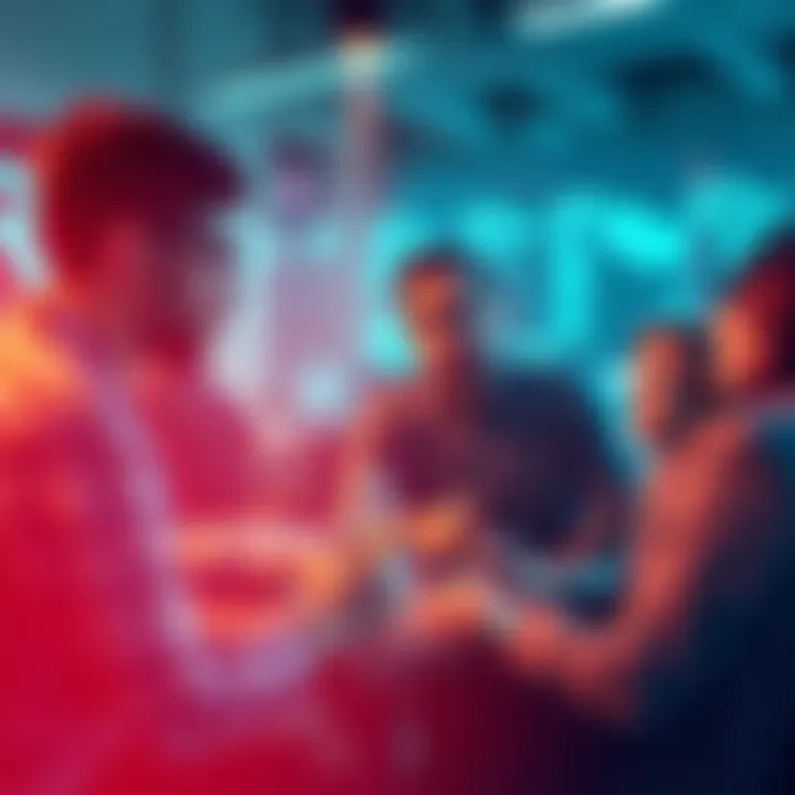 People engaging in a discussion about their favorite types of crypto news content