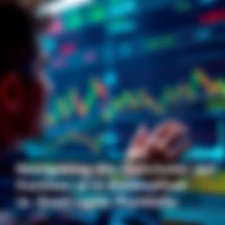 Crypto Portfolio Management A person analyzing a digital chart displaying various cryptocurrency values and trends