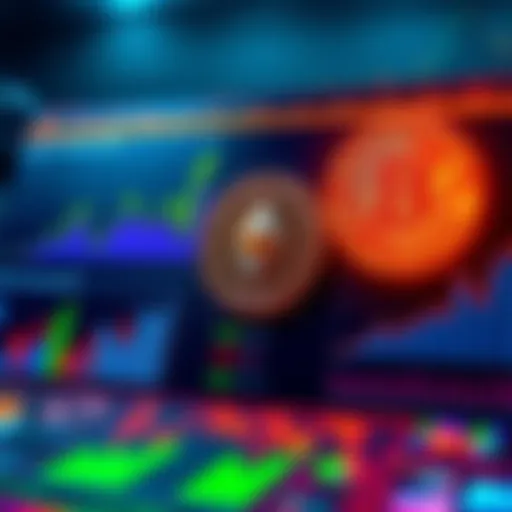 A visual representation of a diverse cryptocurrency portfolio including Bitcoin, Ethereum, and Solana, with charts showing asset allocations and growth plans.