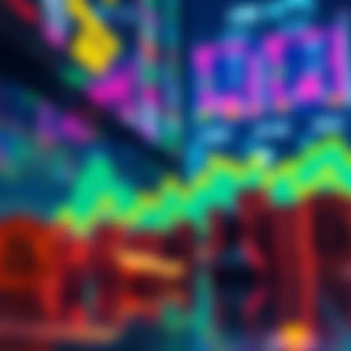 A graphic illustrating a downward trend in cryptocurrency prices with traders discussing buying opportunities.