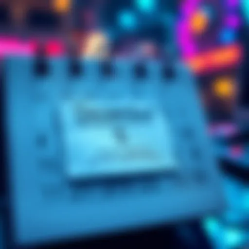 A calendar showing December 5th highlighted with a reminder for selling cryptocurrencies