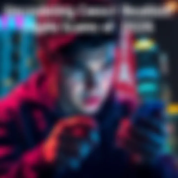 A worried individual looking at their smartphone with financial alerts on the screen, symbolizing the rise of crypto scams in Canada