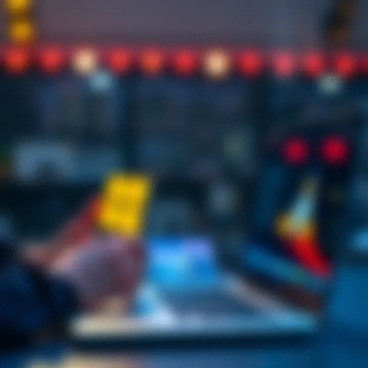 Choosing between Windows, Mac, and Linux for crypto storage A person comparing Windows, Mac, and Linux laptop options for cryptocurrency storage