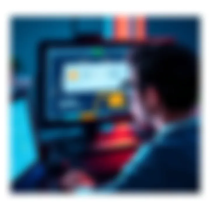 A person looking frustrated at a computer screen showing a delayed crypto transaction between LTC and SOL coins