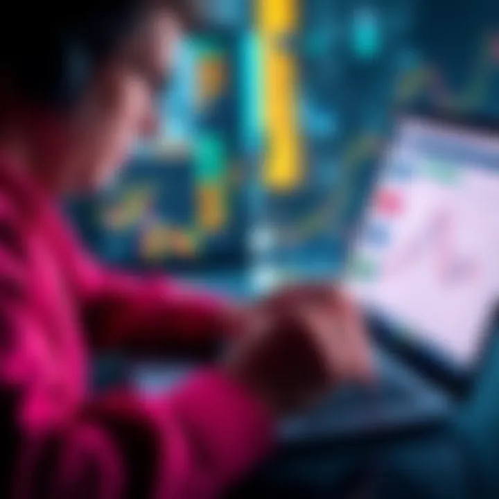 A person checking crypto transactions and tax documents on a laptop, highlighting the importance of reporting gains to HMRC.