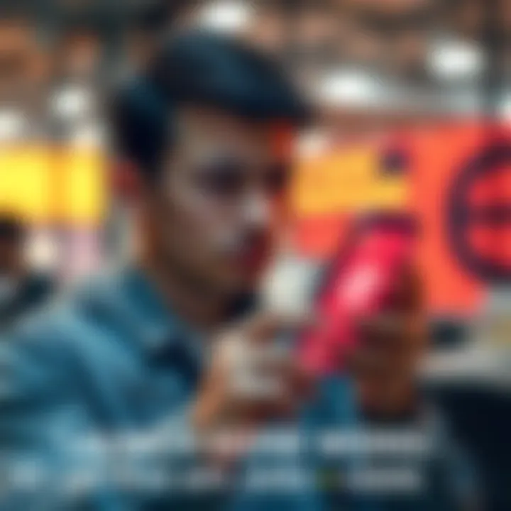 A young founder looking frustrated while holding a smartphone displaying a crypto trading app with zero notifications, symbolizing user engagement struggles.