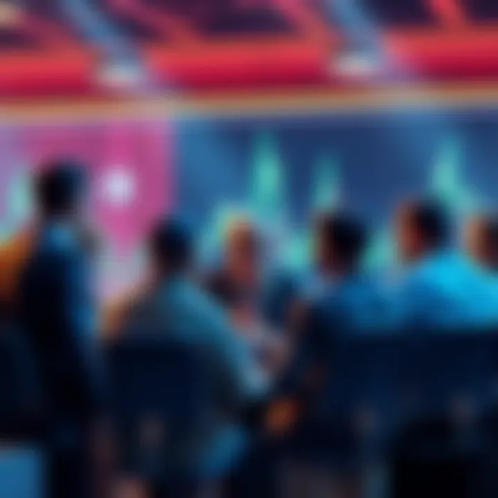 A group of people engaging in a discussion about cryptocurrencies, with a focus on trading tips and safety against scams.