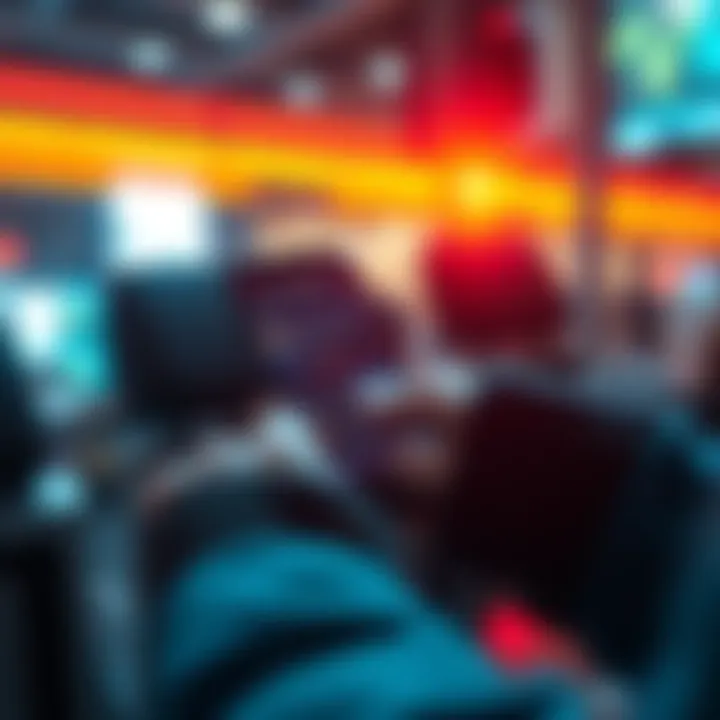A smartphone showing a group chat with crypto trading alerts and discussions among people