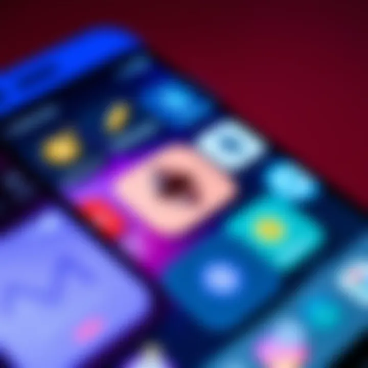 A close-up of a smartphone displaying various crypto wallet applications for managing Ethereum and rEthereum, emphasizing user-friendly interfaces and low fees.