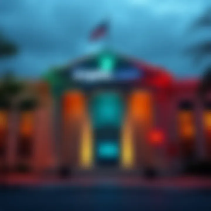 Crypto.com logo with a bank building representing its move towards US National Trust Bank status