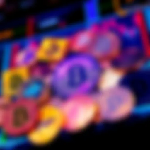 A collection of cryptocurrency coins displayed on a digital screen, representing investment options under $1 billion.