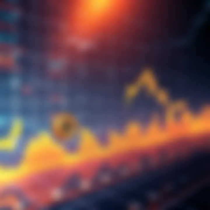 Cryptocurrency Market Decline Graph showing sharp decline in Bitcoin, Ethereum, and XRP values, with a visual representation of $1.1 trillion loss