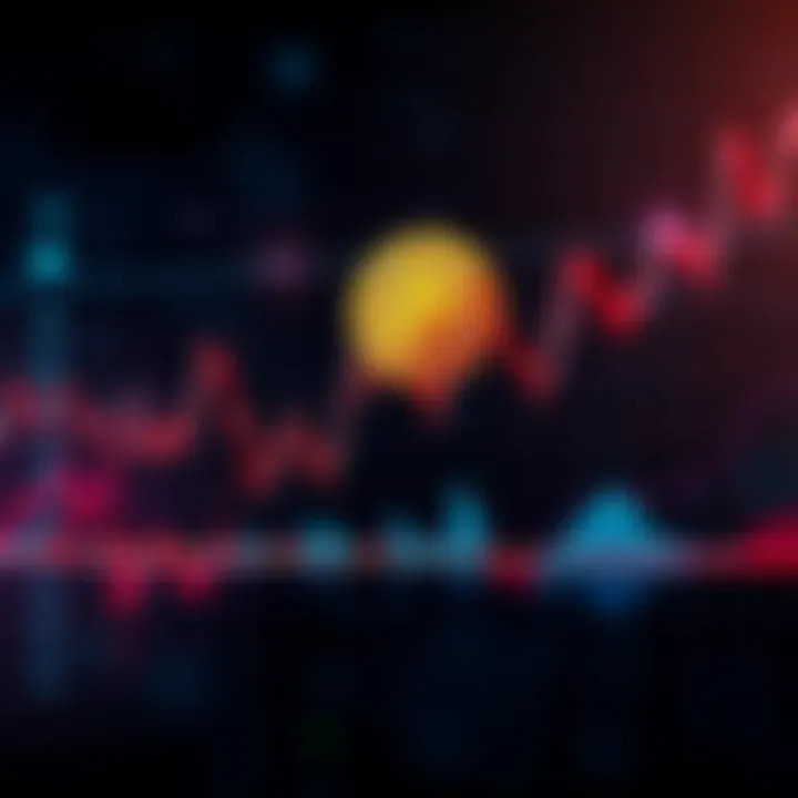 Graph showing a sharp decline in cryptocurrency prices with Bitcoin leading the drop