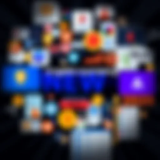 A collage of various cryptocurrency forums, channels, and news articles relevant for investment advice.