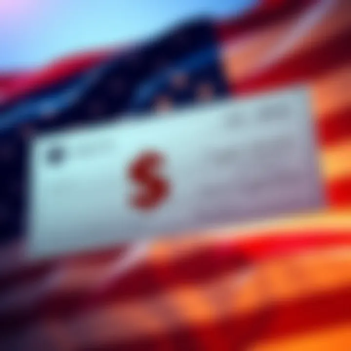 A large check symbolizing Crypto.com's $30 million donation to Trump's political action committee, with the U.S. flag in the background.