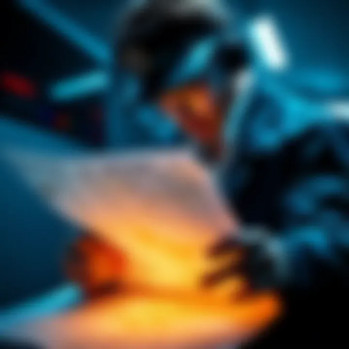 An investigator looking at a map and documents about the Cryptoqueen's whereabouts