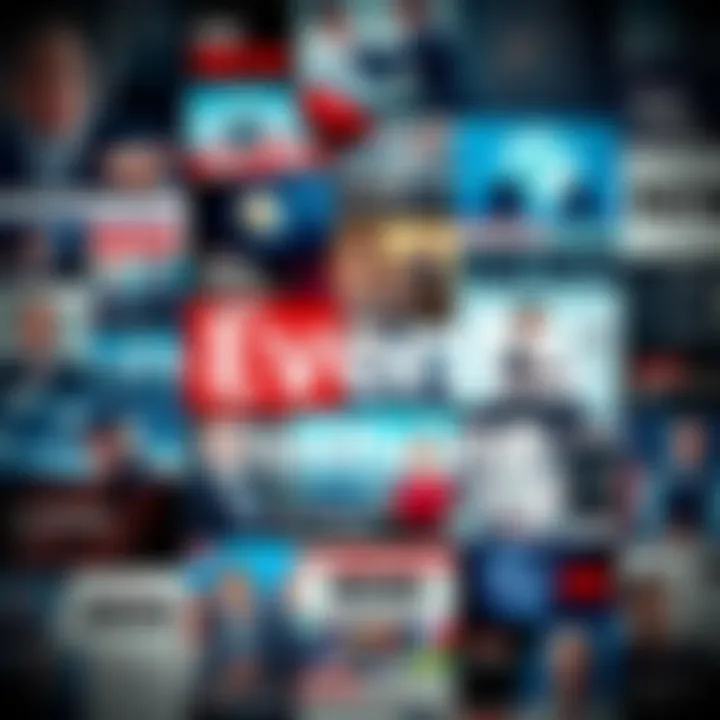 A collage of recent news headlines featuring diverse topics like politics, health, and environment.