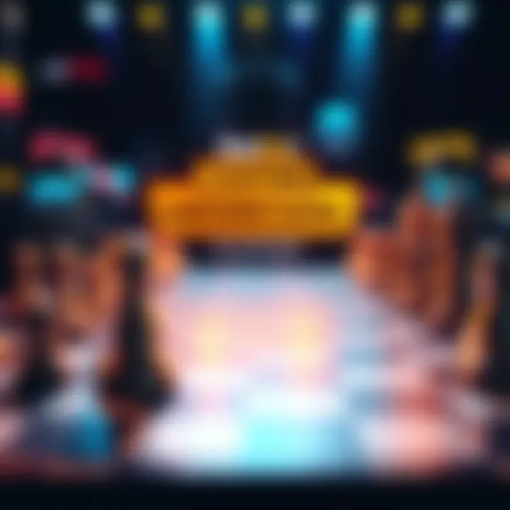 A vibrant graphic showing a digital checkers board with pieces ready to play, featuring a banner for the Seeker platform and mentions of PvP and tournaments.